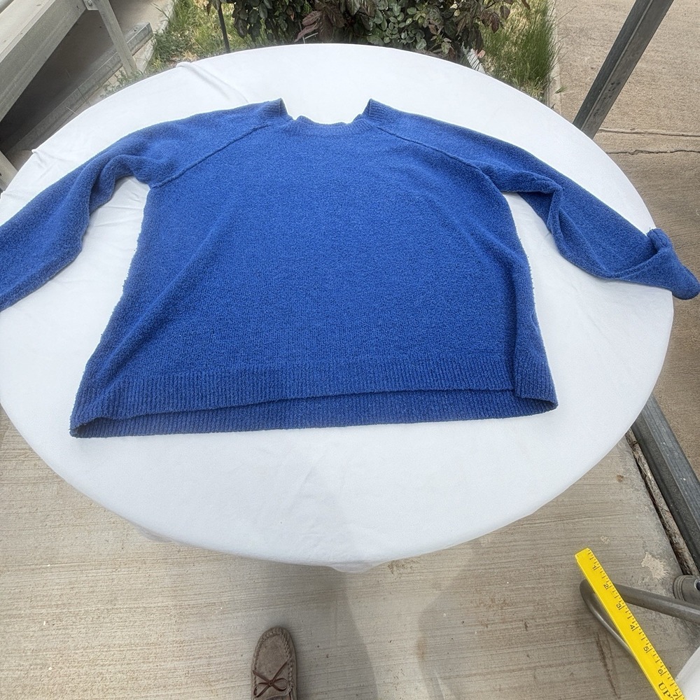 Sonoma Goods for Life Sweater Womens XL Blue Pull Over Long Sleeve